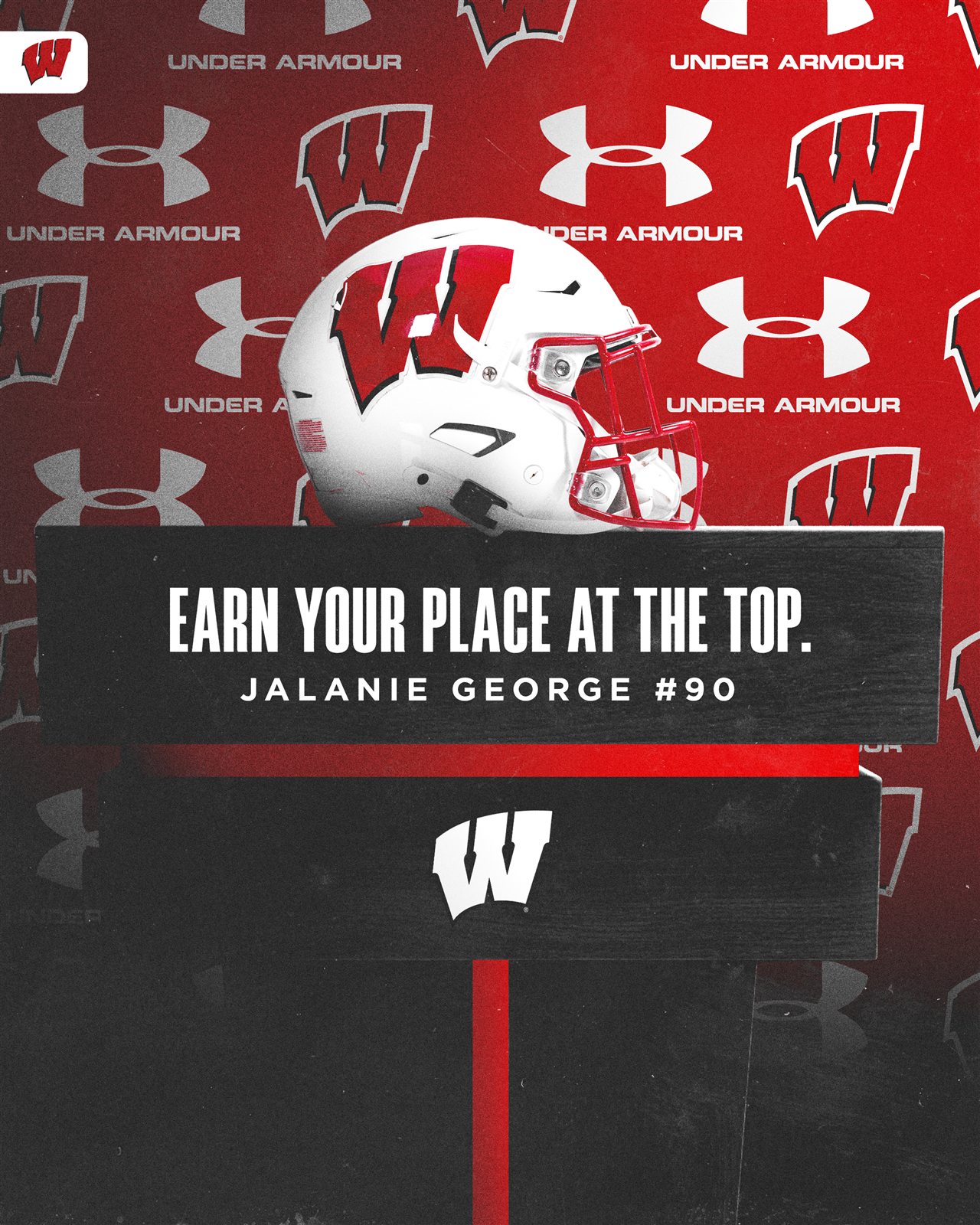 Wisconsin Football player spotlight for Jalanie George