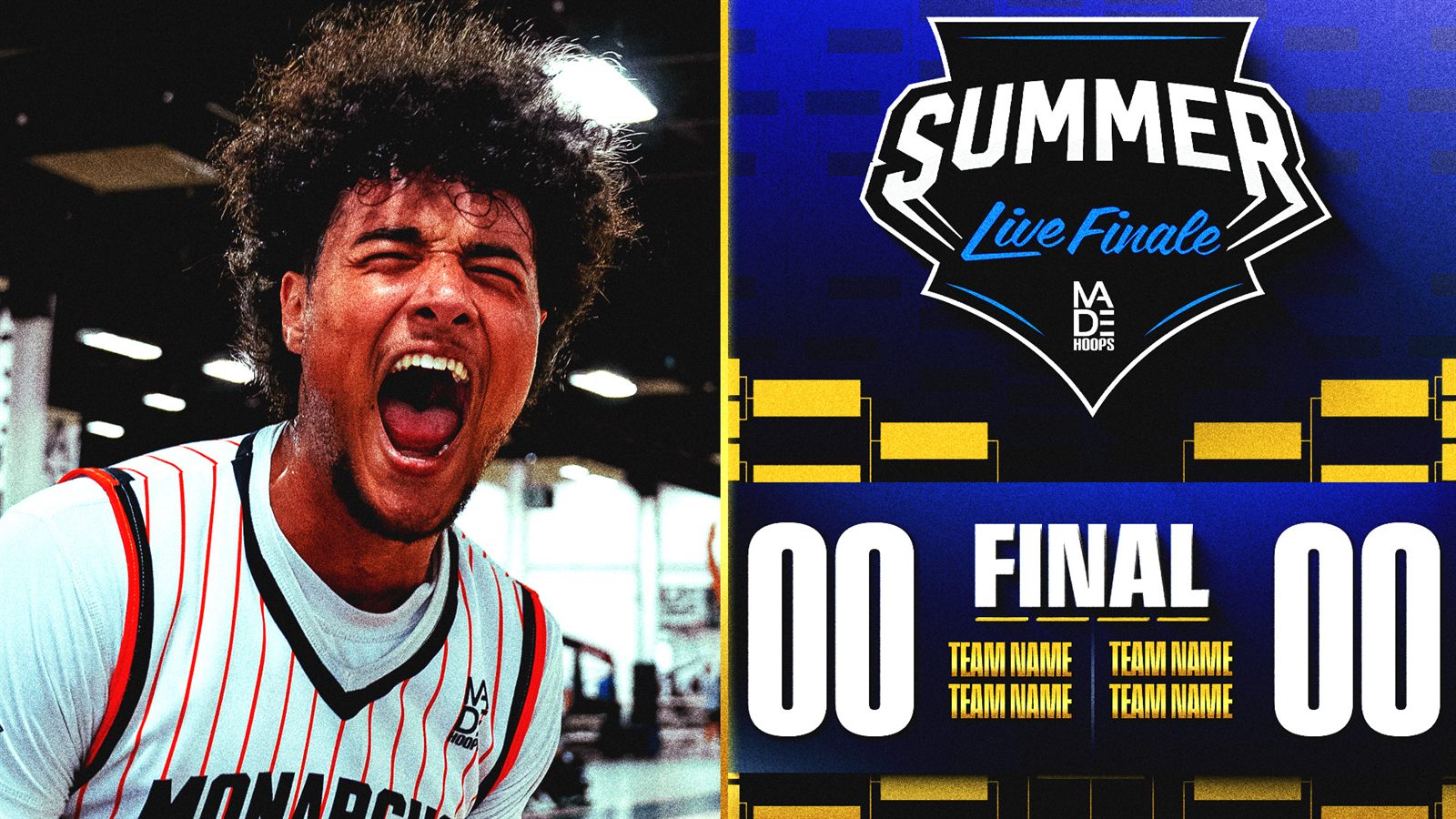 Summer Live Finals landscape final score graphic